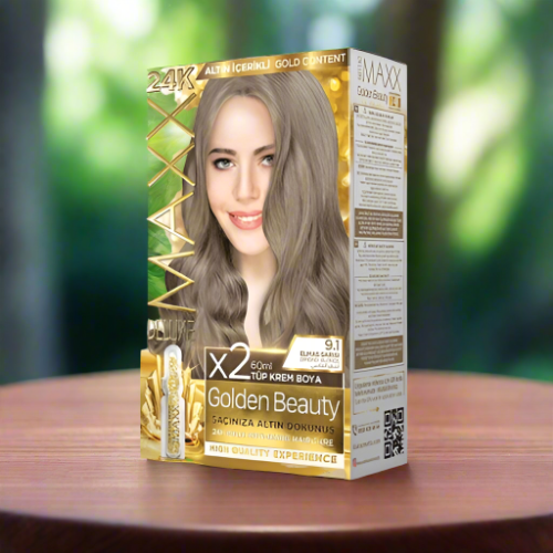 Maxx Deluxe 24K Gold Hair Dye - Diamond Blonde (9.1)