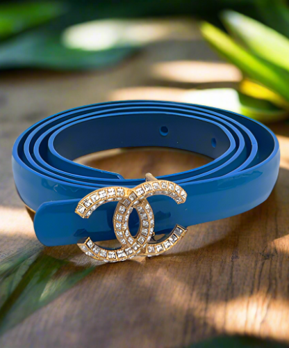 Blue Strass Belt