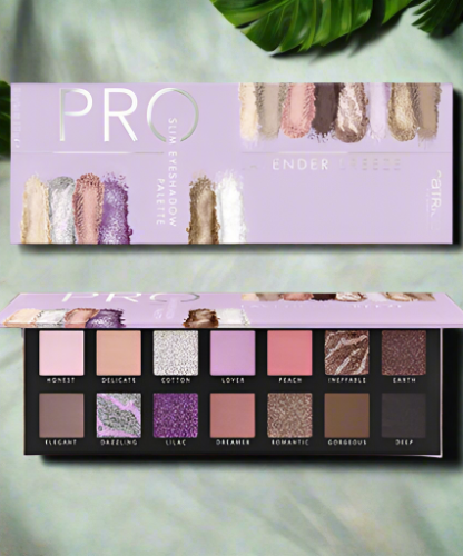 Catrice Cosmetics - Lavender Breeze Pro Slim Eyeshadow Palette ( 14 colors ) 10.6g