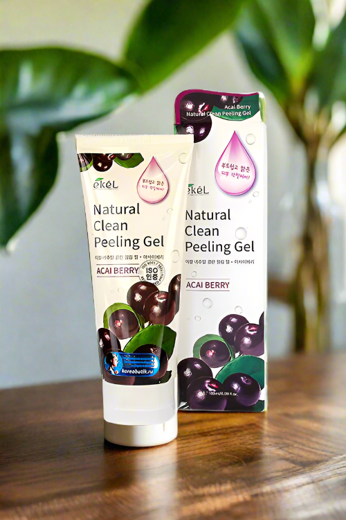 Ekel Natural Clean Peeling Gel Acai Berry Essence (180 ml)