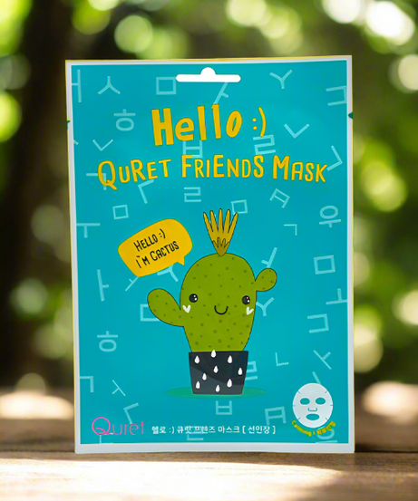 Hello - QuRet Friends Mask (Cactus)