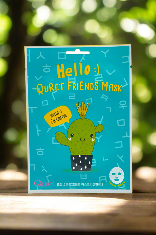 Hello - QuRet Friends Mask (Cactus)