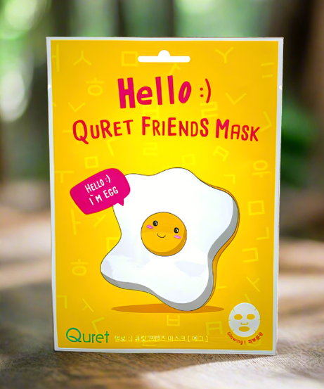 Hello - QuRet Friends Mask (Egg)