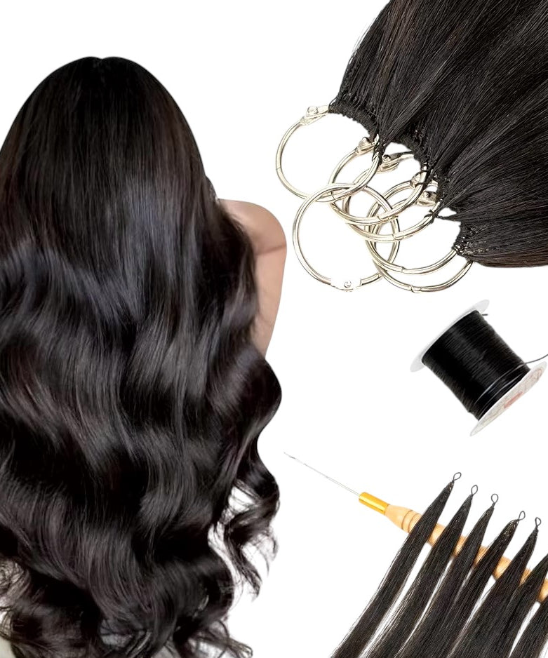 Thread Hair extension kit