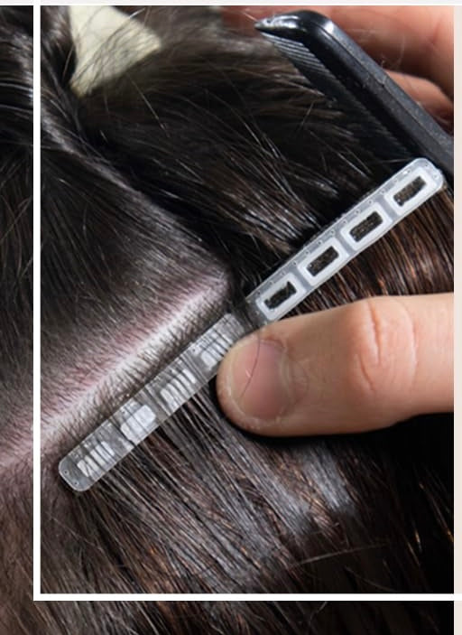 Snap Button Clips Hair Extensions