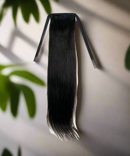 Pony Tail Hair Extension - Black/Wavy #021