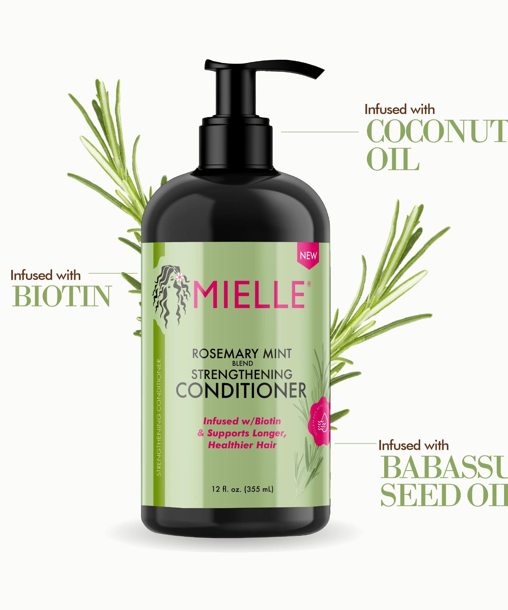 Mielle Rosemary Mint Strengthening Conditioner (355ml)