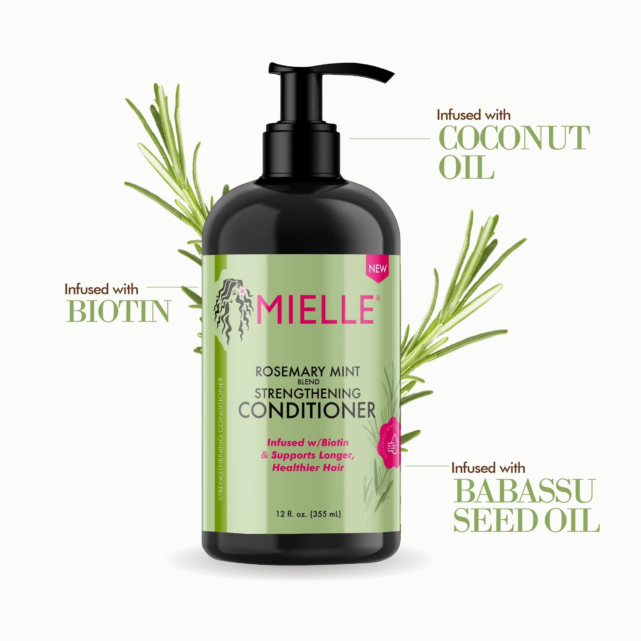 Mielle Rosemary Mint Strengthening Conditioner (355ml)