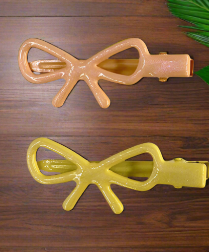 Hair Clips in different shapes (2 pieces)