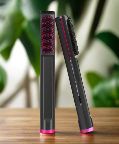 Titanium hair Straightener and Brush