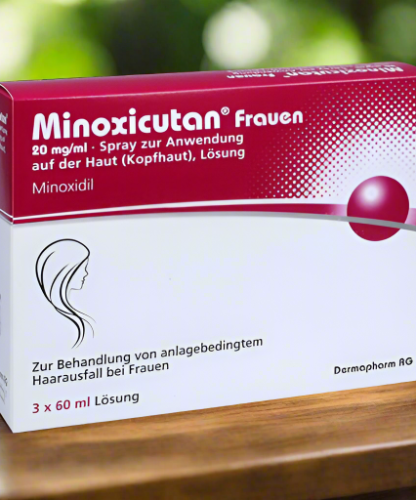 مينوكسيكوتان للنساء لكامل الشعر - يوقف تساقط الشعر ويعزز نمو الشعر الطبيعي - 3 × 60 مل
